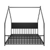 Kumasinova Kids House Bed with Canopy & LED Lights,Twin/Full Size Metal Bed Frame with Slats,Low Floor Bed for Boy,Girls,Teens,No Box Spring Needed - 3 of 4