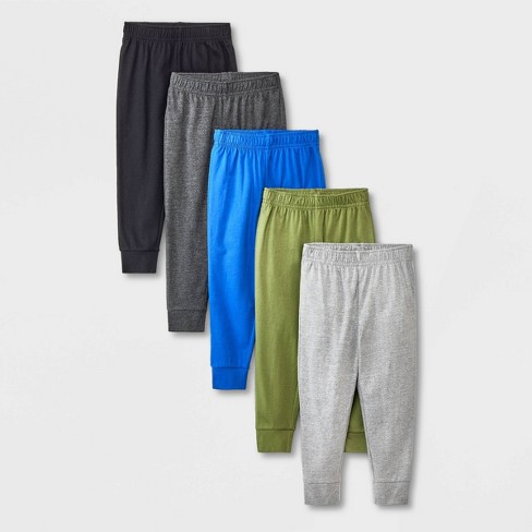 Unisex Jersey-Knit Jogger Pants 6-Pack for Toddler