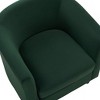 NicBex Velvet Accent Chair with Ottoman,Modern Barrel Chair Armchair with Seat Cushion,Accent Chairs for Living Room,Bedroom,Office,Apartment - 4 of 4