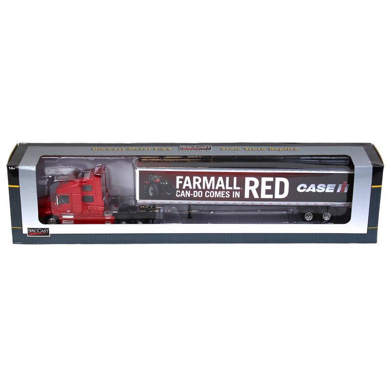 Spec Cast 1/64 Case IH "Farmall Can-Do Comes in Red" Volvo 770 Semi Truck ZJD1918, 5 of 6