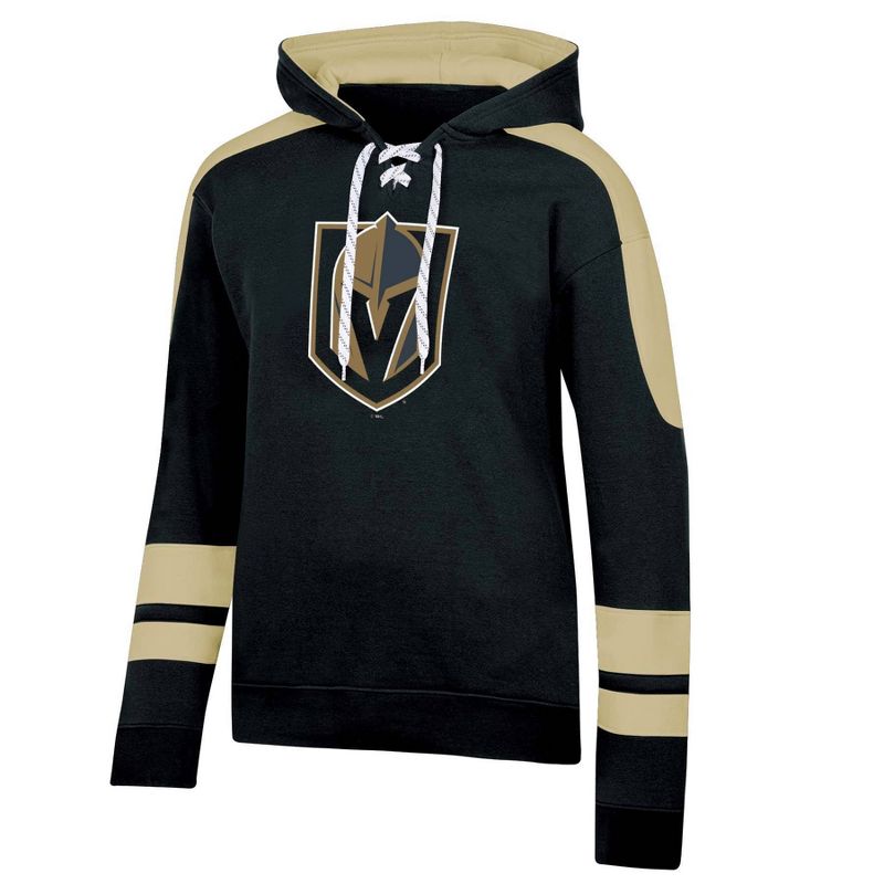 NHL Vegas Golden Knights Men&#39;s Hooded Sweatshirt with Lace, 1 of 4