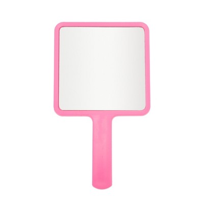 Unique Bargains Portable Square Handheld Mirror 1 Pc