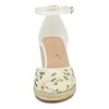 Allegra K Women's Closed Toe Lace Wedge Heels Wedge Sandals - 3 of 4