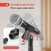 Pyle Tripod Microphone Stand with Mic Clip - Height Adjustable 39.37'' to 66.14'' - Glossy Black - 4 of 4