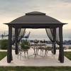 YARDSIGHT 11x11 Pop Up Gazebo Tent with Mosquito Netting – Quick Set Up, Water-Resistant Outdoor Canopy for Patio, Garden, Backyard - 2 of 4
