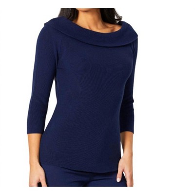 Women's Off The Shoulder Ribbed Detail Top - Angel Apparel