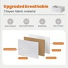 SKRAN Dresser For Bedroom With 2 Storage Drawers,Dresser Chest Of Drawers Fabric Dresser With Sturdy Steel Frame for Closet With Wood Top, White - 4 of 4