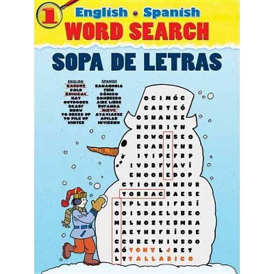 English-Spanish Word Search Sopa de Letras #1 - (Dover Children's Language Activity Books) by  Tony J Tallarico (Paperback)