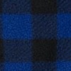 plaid black & navy