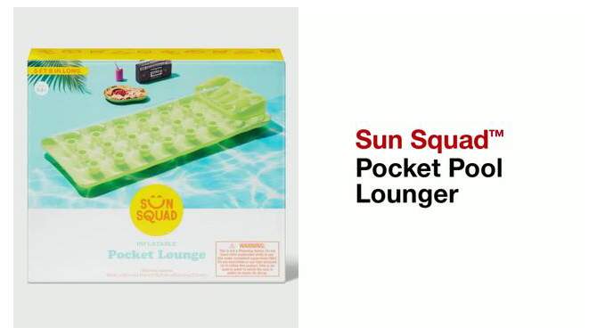 Pocket Pool Lounger - Sun Squad&#8482;, 2 of 7, play video