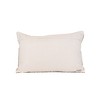 14x22" Hand Woven Stripe Green Outdoor Pillow Polyester With Polyester Fill by Foreside Home & Garden - 4 of 4