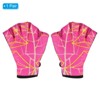 Unique Bargains Swimming Diving Resistance Webbed Training Printing Aquatic Gloves 1 Pair - 3 of 4