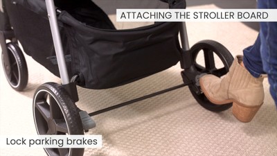 Britax Stroller Board for Brook, Brook+ & Grove: Black Plastic Add-On  Platform Accessory, Light & Compact Design : Target