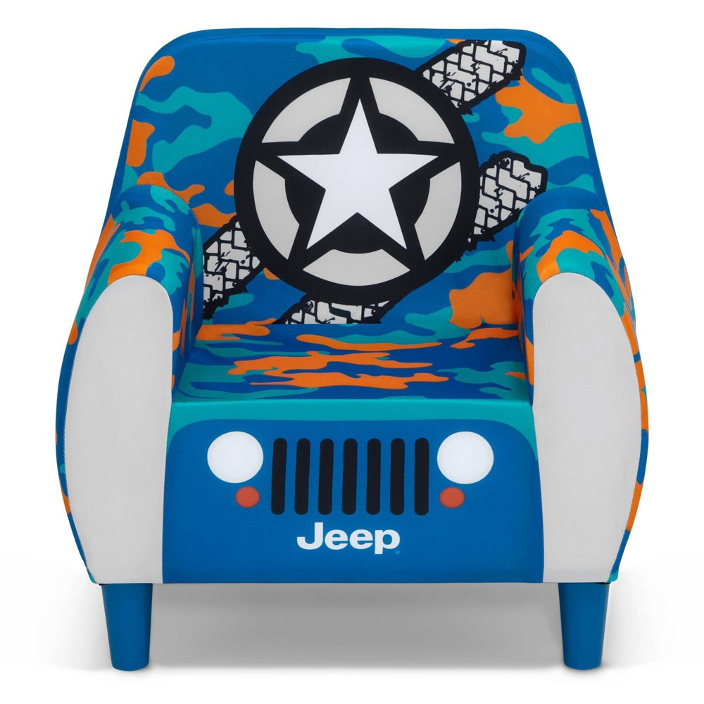 delta children kids' foam chair - jeep