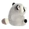 Aurora Mini Ripley Raccoon Rolly Pet Round Stuffed Animal Gray 5.5" - 3 of 4