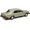 1979 Mercedes-Benz 450 SEL (US Version) Silver Green Metallic with Green Interior 1/18 Diecast Model Car by Norev - 4 of 4