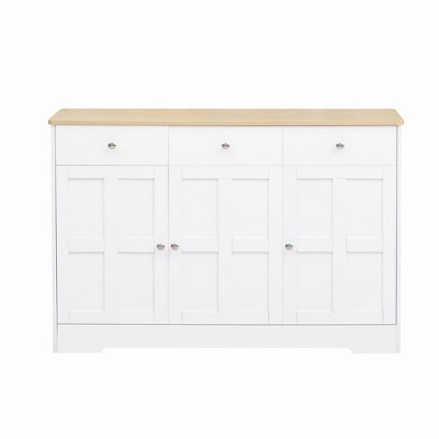Bella Depot 47.24''W  Sideboard Design Kitchen Buffet Storage Cabinet with Arched Design