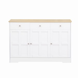 Bella Depot 47.24''W  Sideboard Design Kitchen Buffet Storage Cabinet with Arched Design - 1 of 4