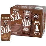 Silk Shelf-Stable Chocolate Soy Milk - 6ct/8 fl oz Boxes