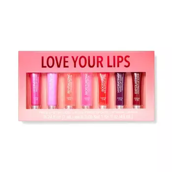 Love Your Lips Juicy Tube Lip Gloss Gift Set - 1.65 fl oz/7ct