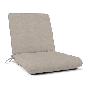 Casual Cushion Solid Sunbrella Fabric 1-Piece Indoor/Outdoor Club Chair Cushion, 22"W x 44"L - 1 of 4