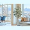 Artificial Eucalyptus Tree Indoor, Tall Fake Artificial Plant with White Planter - 2 of 4