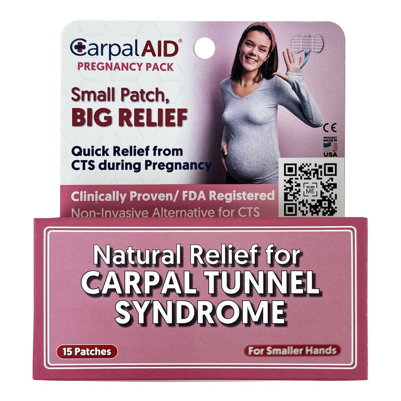 Carpal AID Clear Hand-Based Carpal Tunnel Support, for Either Hand, 1 of 2