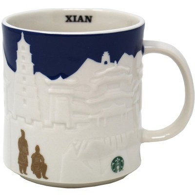 Starbucks Collector Relief Series Xi'An Ceramic Mug, 16 Oz