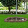 Faux Rock Fiberglass Garden Decorative Water Pond, Sandstone Outdoor Patio Waterfall Pond - 3 of 4
