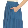 Women's Pleated Tiered Maxi Skirt - 4 of 4