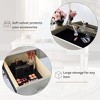Kumasinova Makeup Vanity Desk with Flip Mirror&Stool,2-Drawer Vanity Table with Storage,Modern Dressing Table for Bedroom&Dressing Room,White - 3 of 4