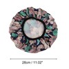 Unique Bargains Women's Leaves Bath Cap 1 Pc - 2 of 3