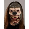 HalloweenCostumes.com One Size Fits Most   Jabbering Jaw Wolfman Adult Mask, Skin Light/Red/Brown - 2 of 4
