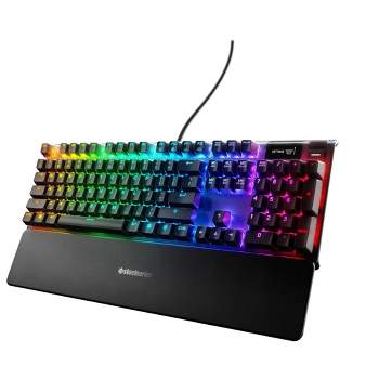 SteelSeries 64786 Apex 7 Mechanical Brown Switch Gaming Keyboard - Black Certified Refurbished