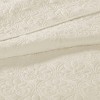 Sapphtopaz Bedding Comforter Set Classic Solid Color with Patterned Quilting Quilt Set - 3 of 4