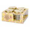 Bormioli Rocco Quattro Stagioni Glass Preserving Jar (Set of 4) - Wide‑Mouth Twist‑Top Canister with Airtight Seal - Bee embossed Storage - 4 of 4
