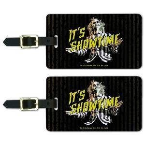 Beetlejuice Its Showtime Luggage ID Tags Set of 2 - 1 of 4