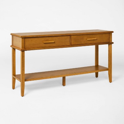 Azorella Console Table Oak Brown - Threshold™ designed with Studio McGee