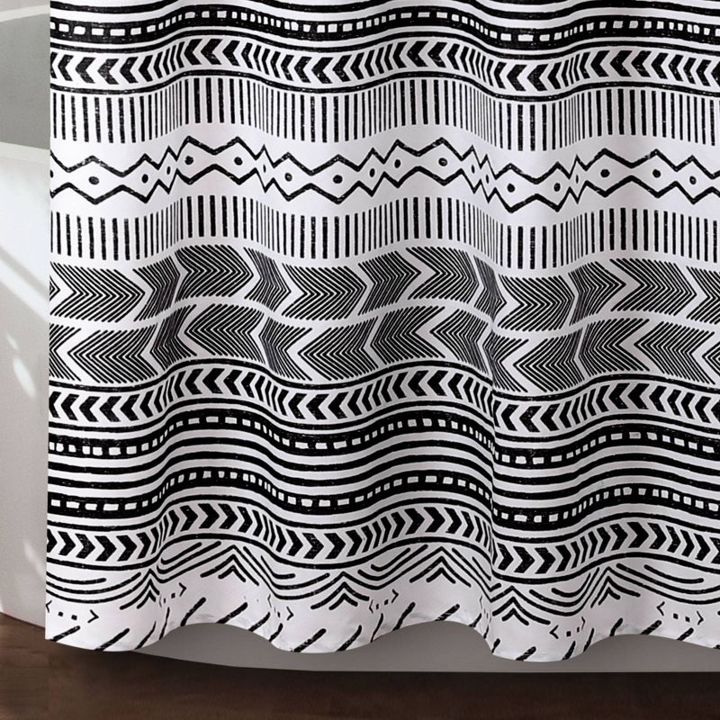 Hygge Geo Shower Curtain - Lush Décor, 4 of 8