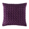 Chanasya Lattice Textured Velvet Throw Pillow Cover - 2-Piece Set - 3 of 4