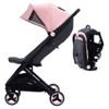 Lightweight Travel Stroller, Foldable Compact Stroller with Reclining Seat and Canopy, Airplane Friendly,Ideal for Travel and Growing Infants - 3 of 4