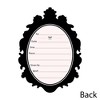 Big Dot of Happiness Paris, Ooh La La - Shaped Invites - Birthday Paris Themed Baby Shower or Birthday Party Invites Cards with Envelopes - Set of 12 - 3 of 4