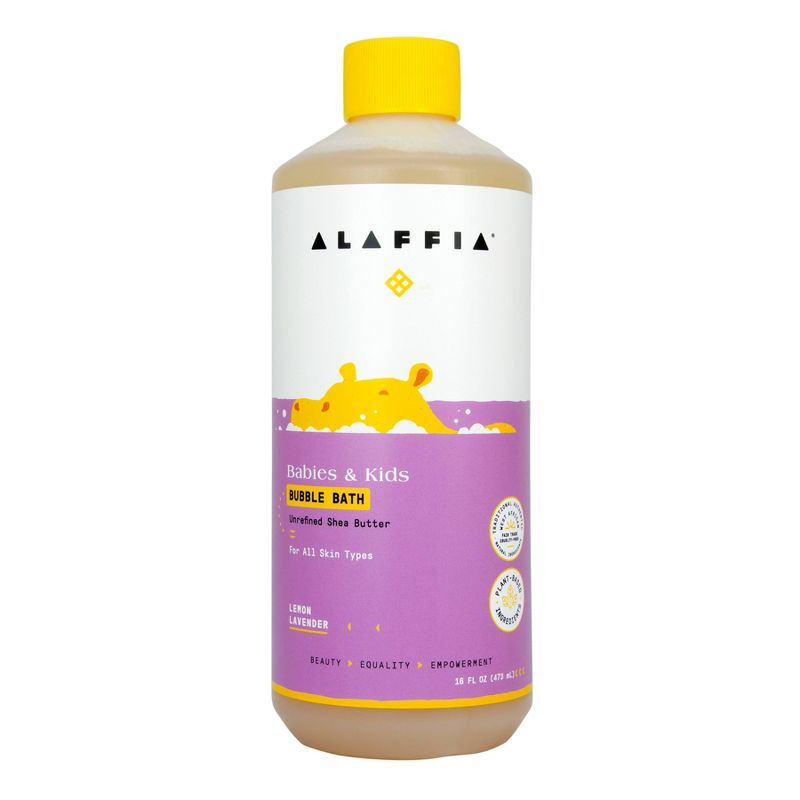 Alaffia Baby &#38; Kids Lavender Bubble Bath - 16 fl oz, 1 of 6