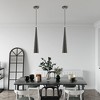Livex Lighting Andes 1 - Light Pendant in  Shiny Black/Polished Chrome - 2 of 4