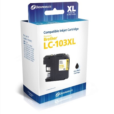 Remanufactured Black High Yield Single Ink Cartridge - Compatible with Brother LC 103XL Ink Series - Dataproducts