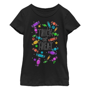 Girl's Lost Gods Halloween Candy Explosion T-Shirt - 1 of 3