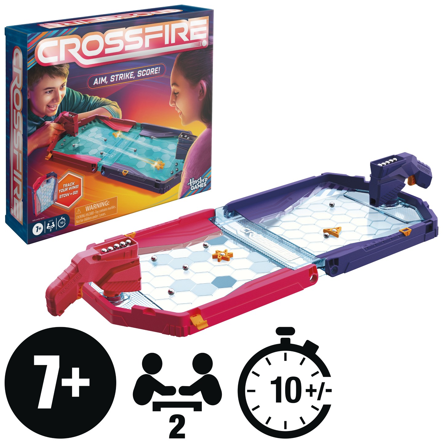 Детские настольные игры Hasbro Gaming Crossfire Board Games — фото 3