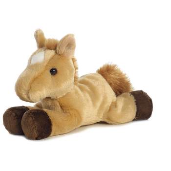 Aurora Mini Flopsie 8" Prancer Honey Palomino Horse Brown Stuffed Animal