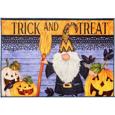 Olivia’s Home Tricky Gnome Indoor/Outdoor Doormat – 22" x 32" Rectangular Seasonal Gnome Mat