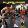 Sapphtopaz Adjustable Dumbbells Free Weight Set with Connector, Multi-Functional Dumbbell Set for Home Gym Fitness, Total Body Exercises - 2 of 4